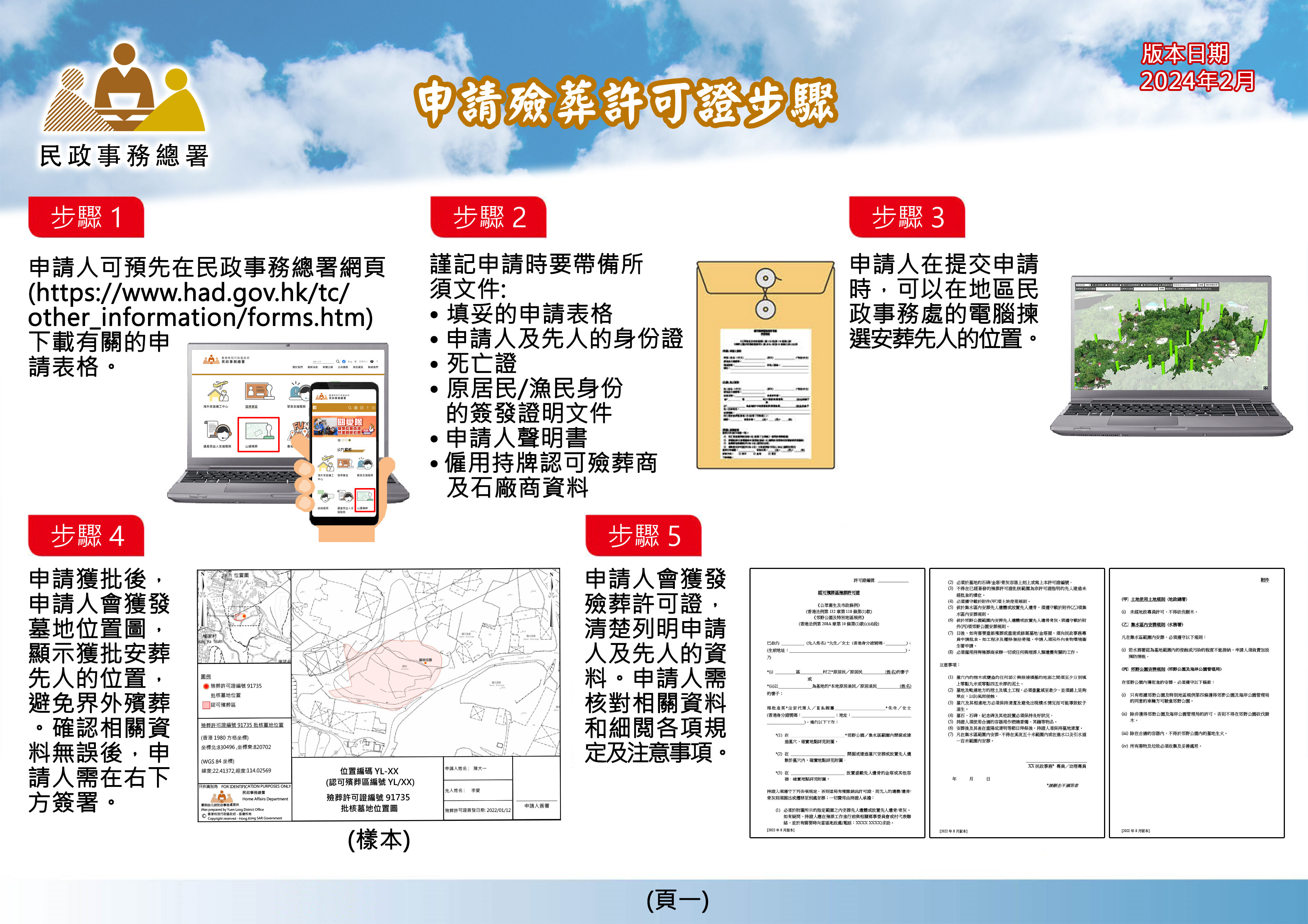Procedure for Application for Certificate for Burial and Points to Note (Chinese Only)